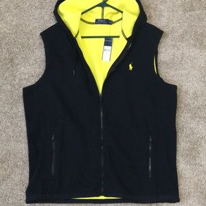 NWT men’s POLO soft fleece vest